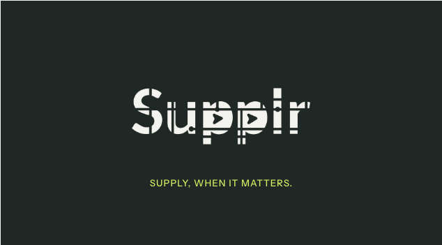 Supplr brand preview from Sapience Ventures